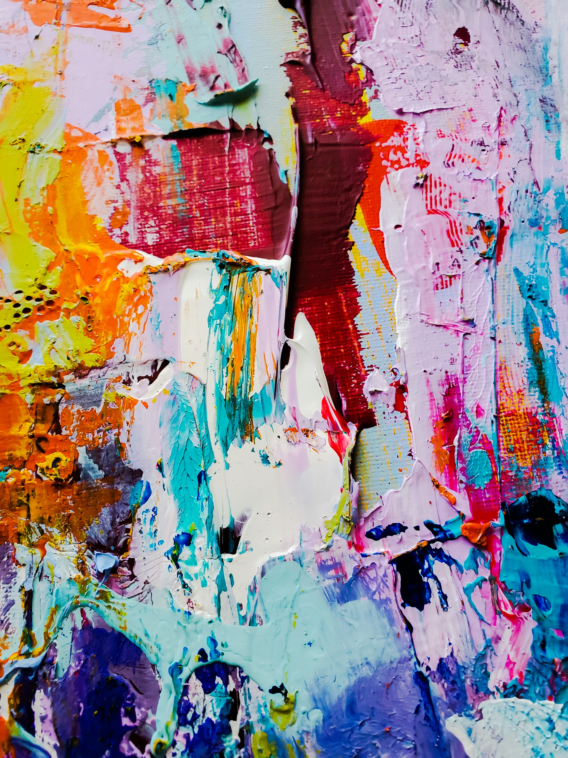 Vibrant abstract art representing creative marketing strategies
